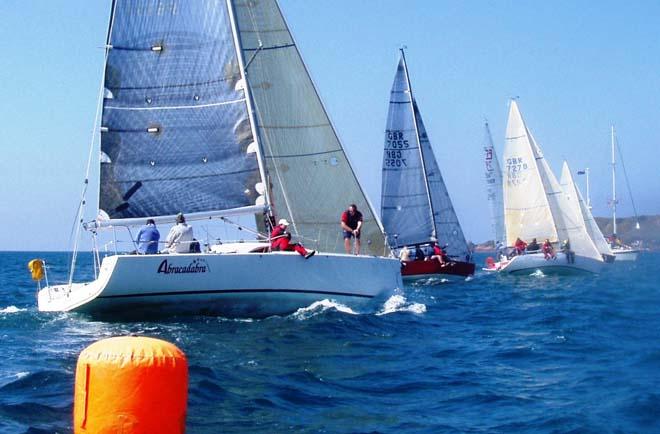 Class 1 and 2 start during the Spring Regatta 2013 © RCIYC